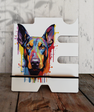 Phone Stand (big) - Doberman Pinscher