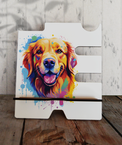 Phone Stand (big) - Golden Retriever