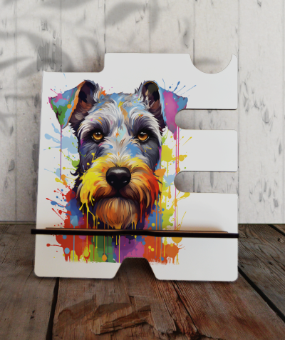 Phone Stand (big) - Miniature Schnauzer
