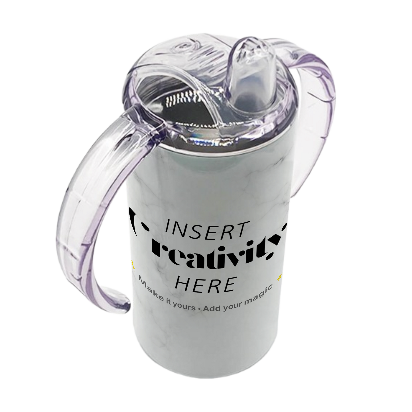Sippy Cup Superstar 320 ml – White (with Custom Printing)