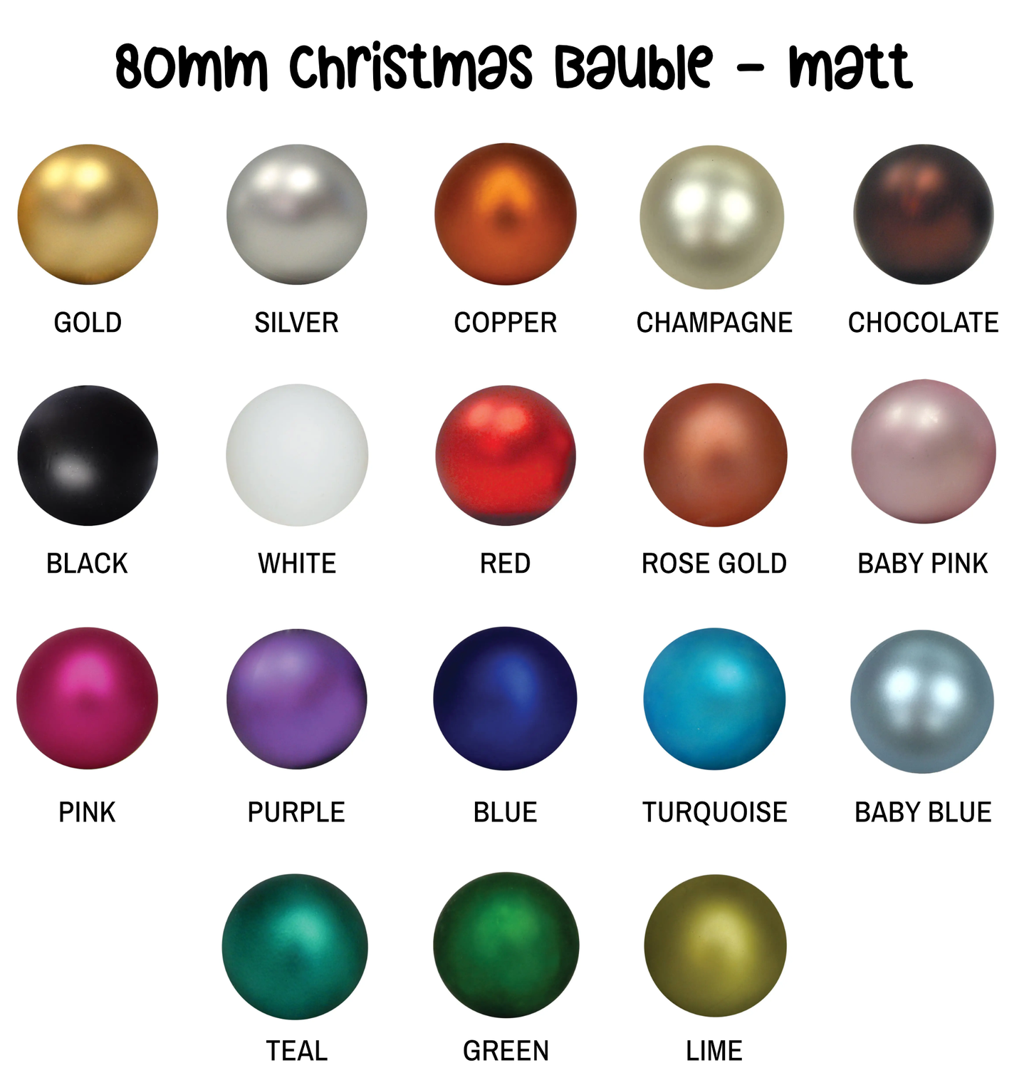 Personalised Christmas Bauble with Custom Vinyl Name
