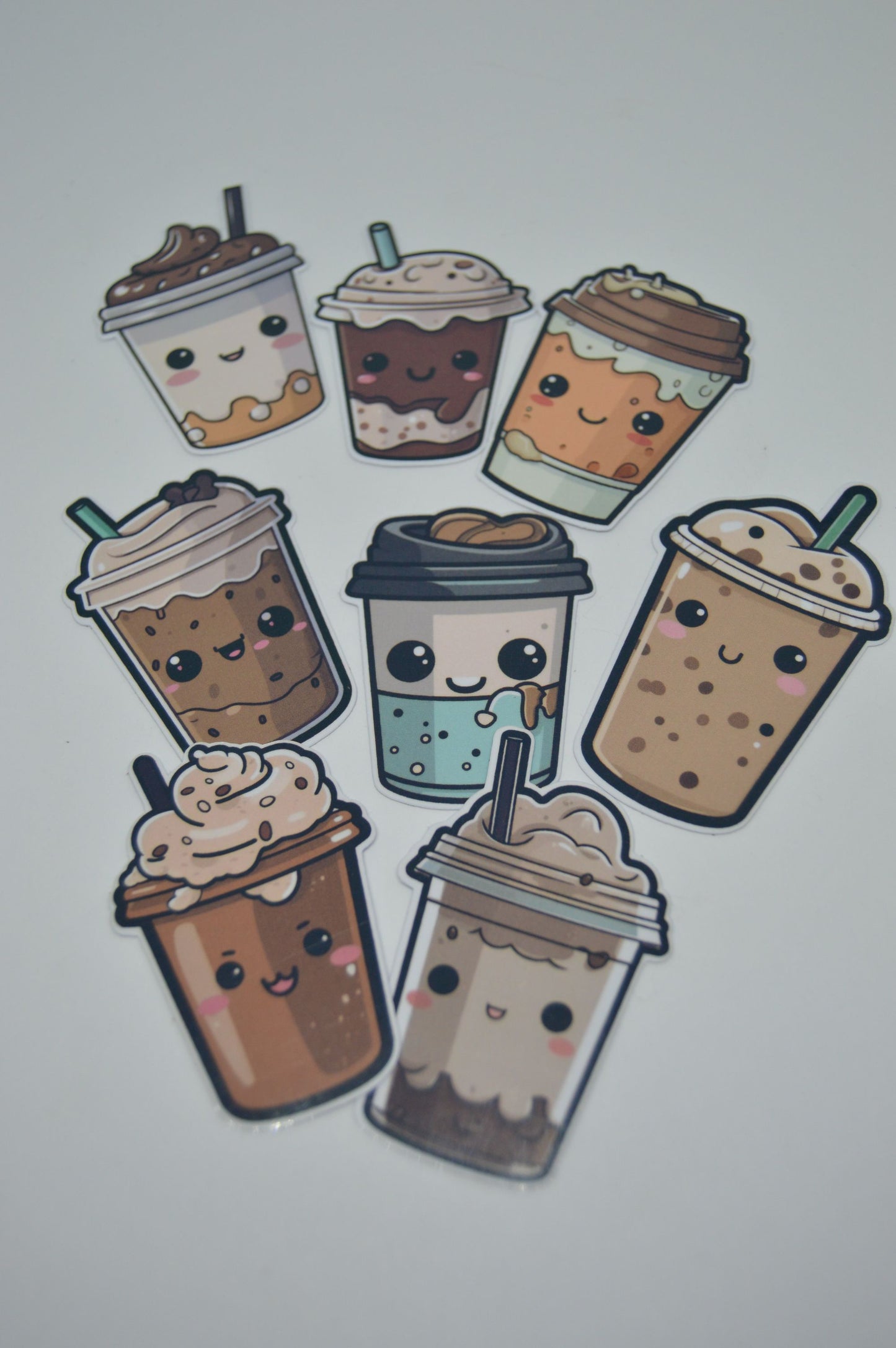 Sticker Bundle - Kawaii Coffee