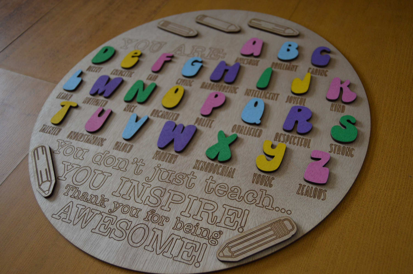 Teacher Alphabet 'Thank you' Sign