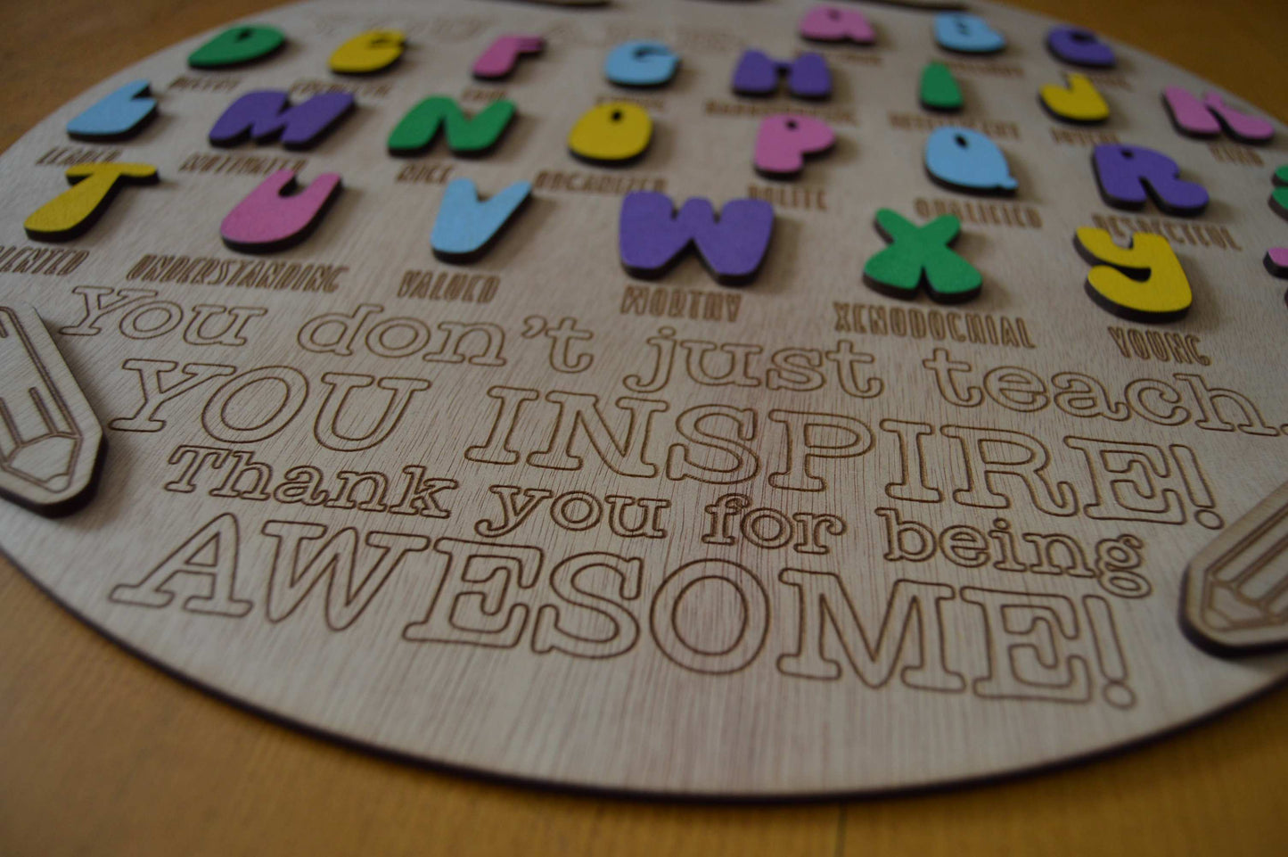 Teacher Alphabet 'Thank you' Sign