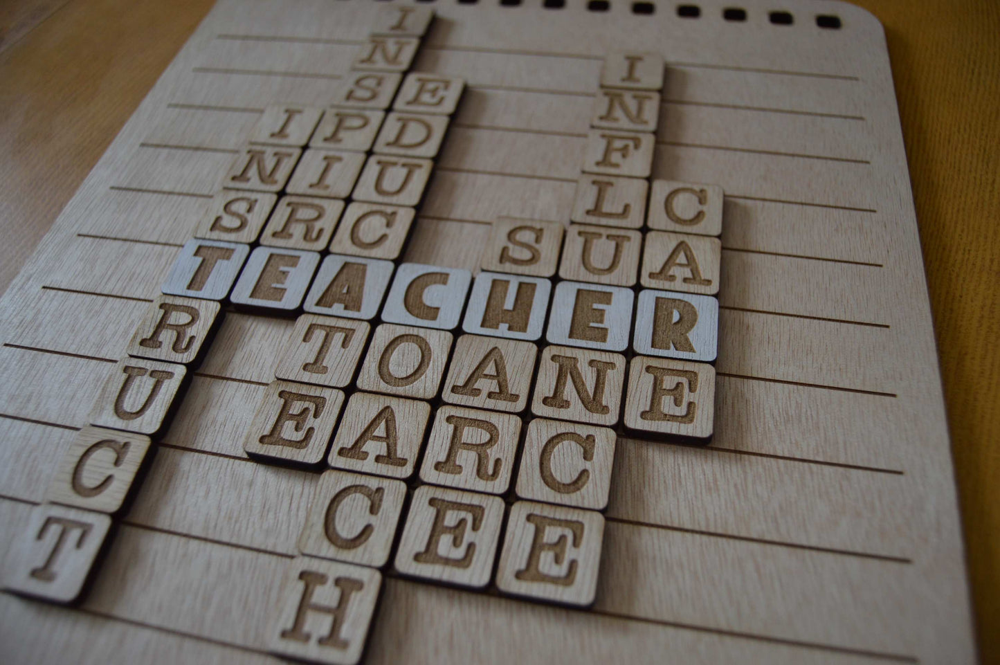 Teacher's Crossword Appreciation Sign