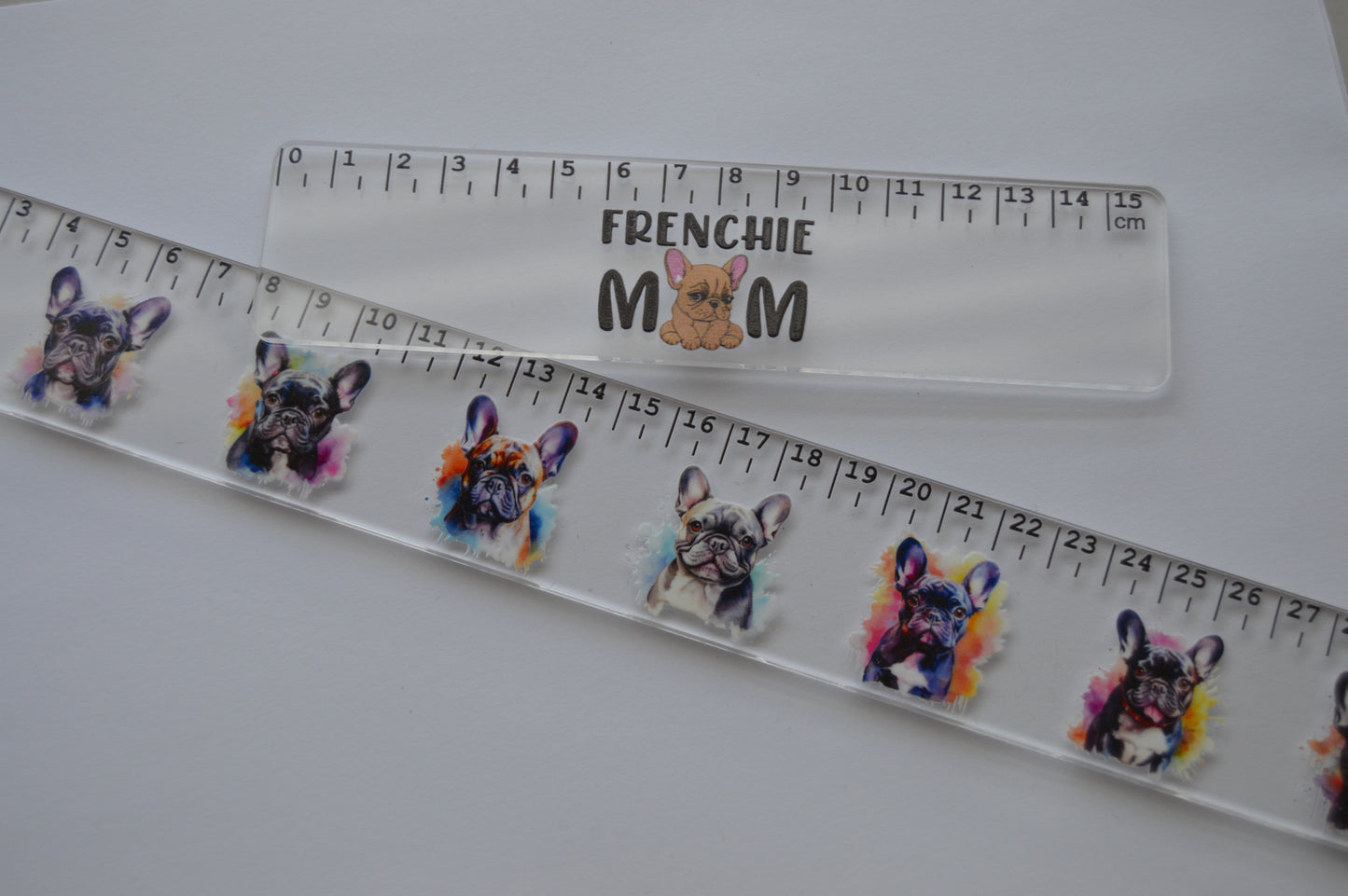 Perspex Ruler with UV DTF sticker