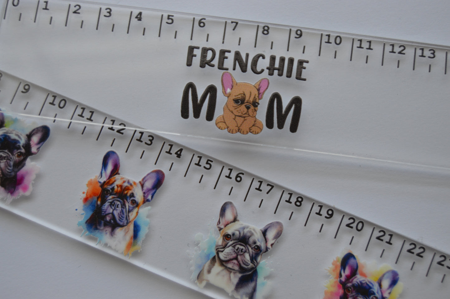Perspex Ruler with UV DTF sticker