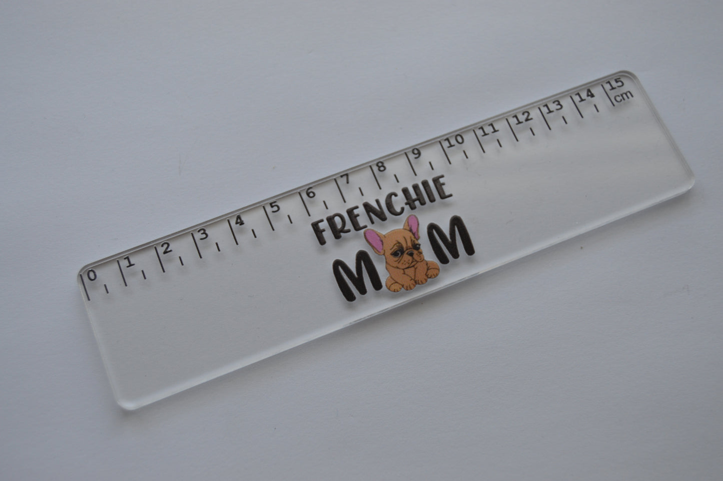 Perspex Ruler with UV DTF sticker