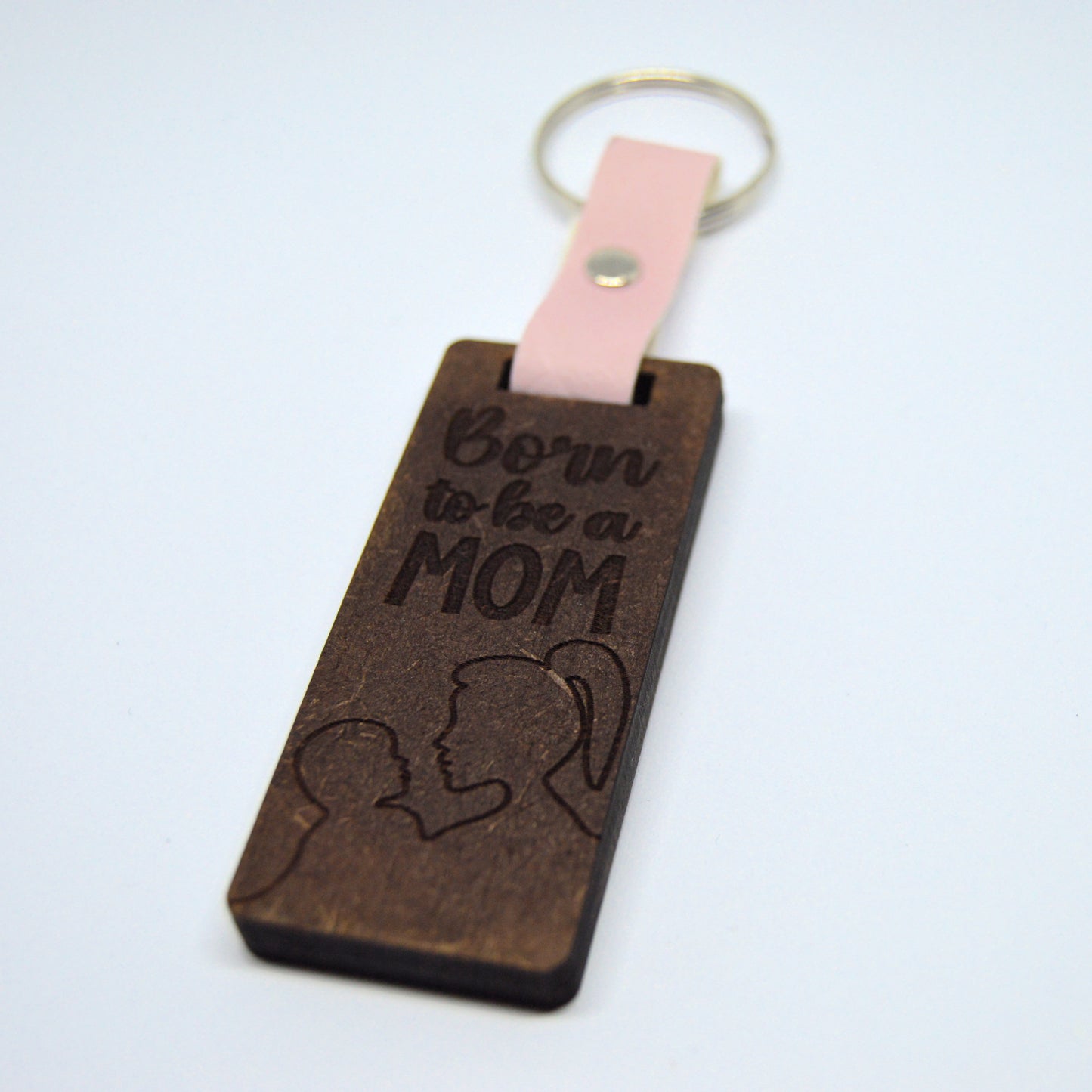 Mothers Day Photo Frame keyring with Faux leather strap 1
