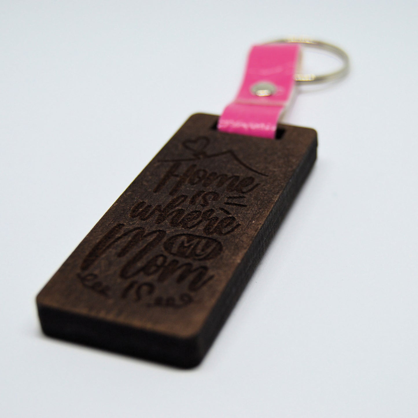Mothers Day Photo Frame keyring with Faux leather strap 5