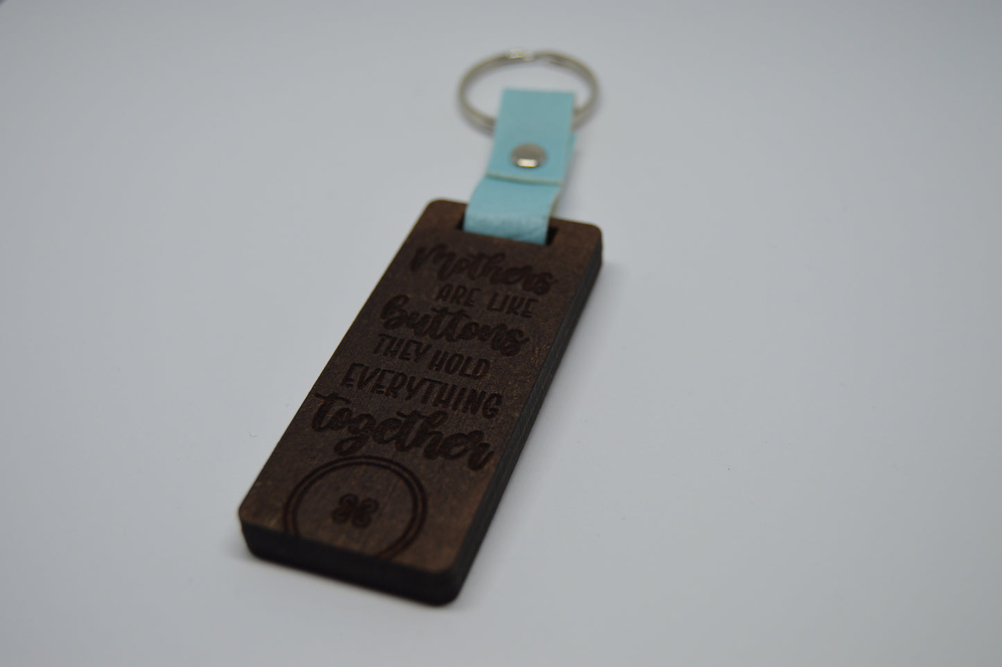 Mothers Day Photo Frame keyring with Faux leather strap 6