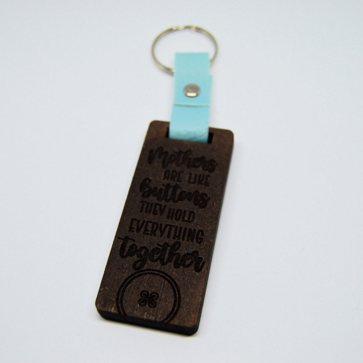 Mothers Day Photo Frame keyring with Faux leather strap 6