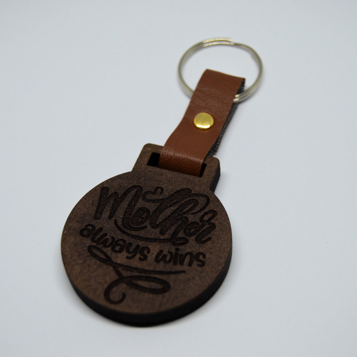 Mothers Day Photo Frame keyring with Faux leather strap 9