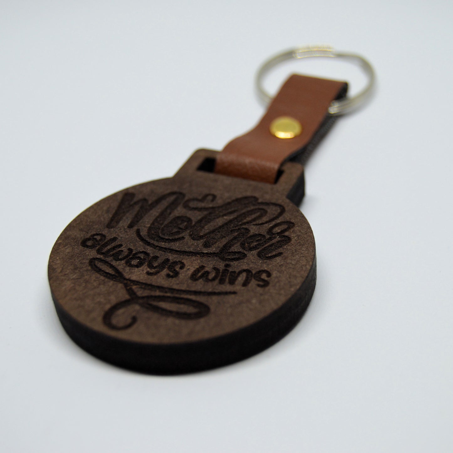 Mothers Day Photo Frame keyring with Faux leather strap 9