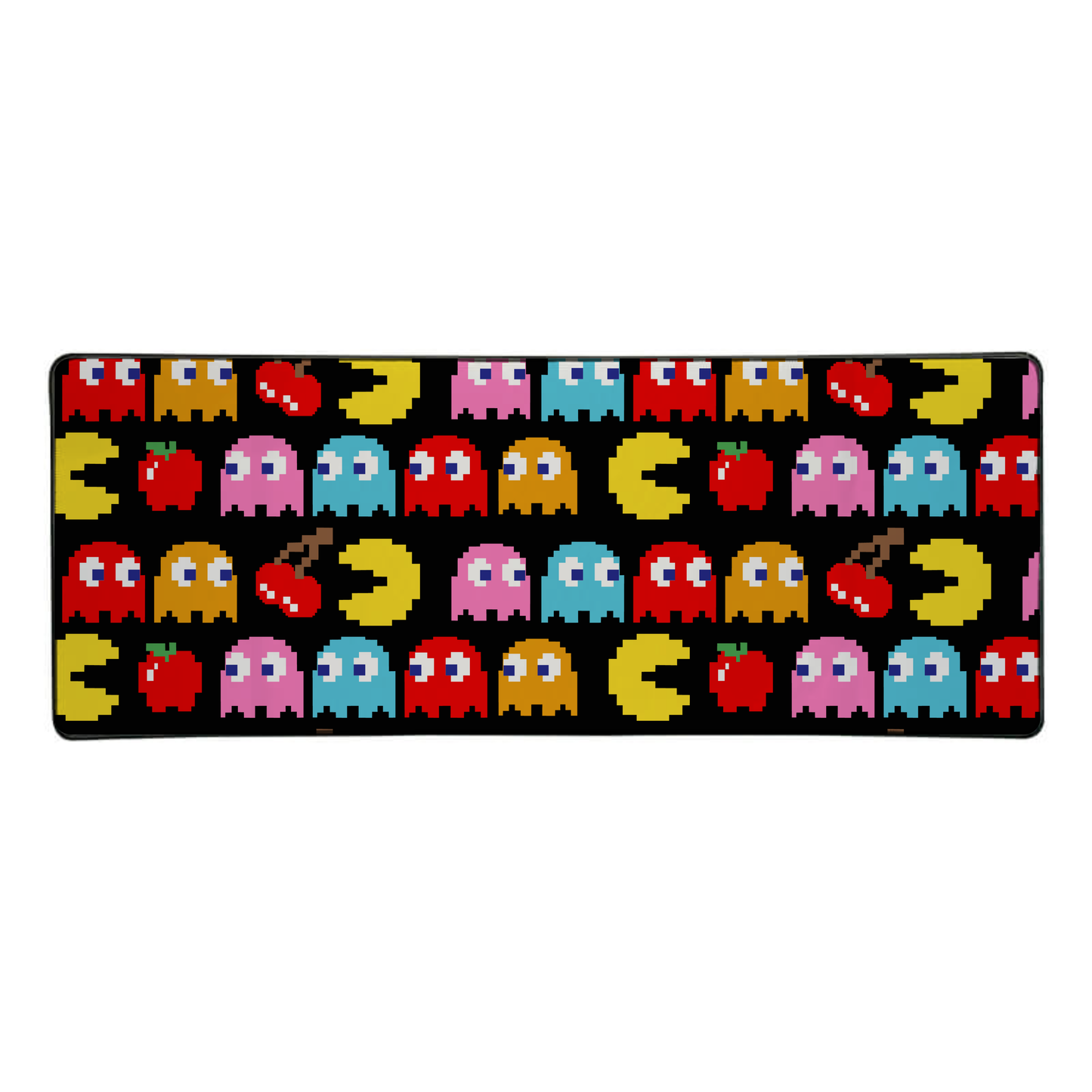 Custom Printed Bar or Desk Mat – 780×300mm Rubber Base with Sewn Edges