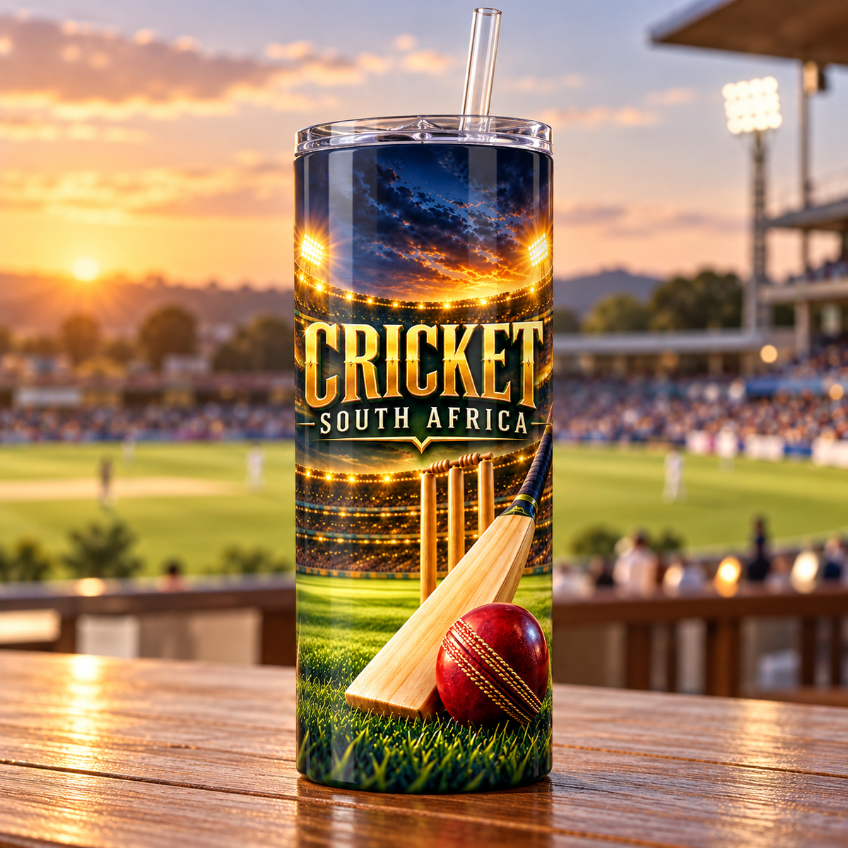 Cricket Floodlit 20oz Tumbler – lifestyle view