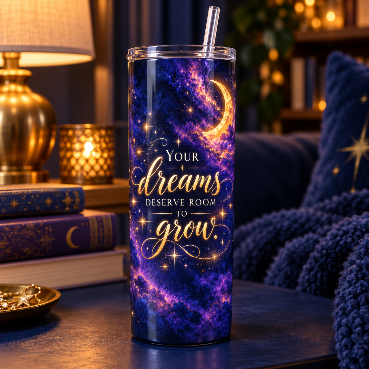 Midnight Dreams 20oz Tumbler – lifestyle view