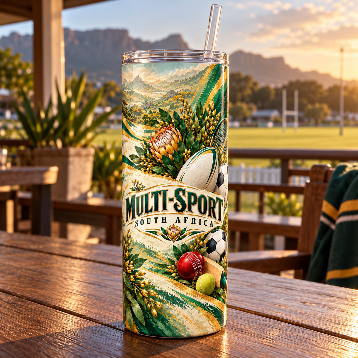South African All Stars 20oz Tumbler – lifestyle view