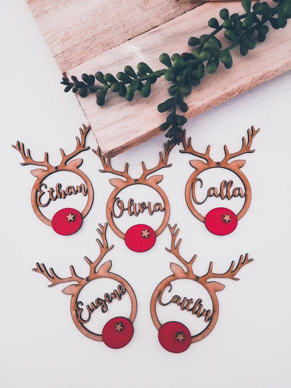 MDF Reindeer Decorations