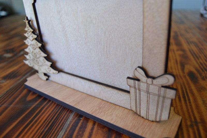 Merry Christmas Photo frame - But Why Not - Personalized Gifts