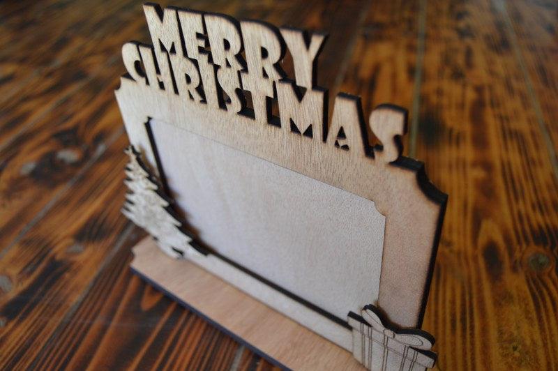 Merry Christmas Photo frame - But Why Not - Personalized Gifts