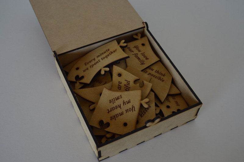 20 Reasons why I love you - Puzzle and Box