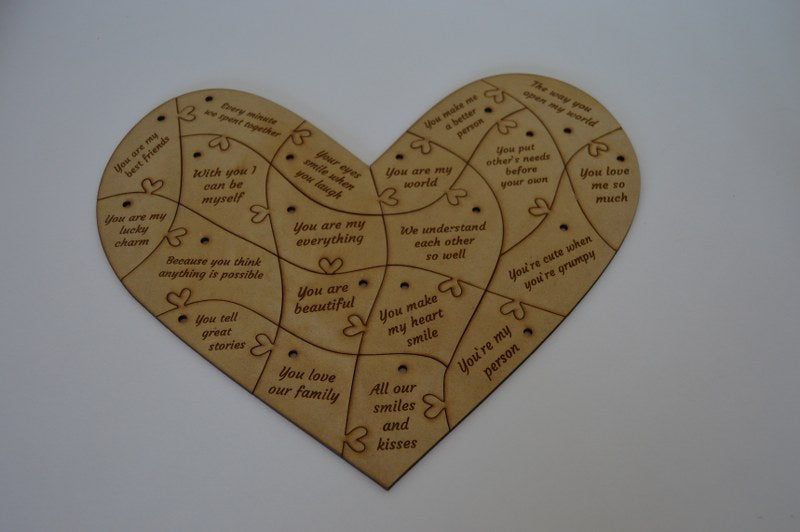 20 Reasons why I love you - Puzzle and Box