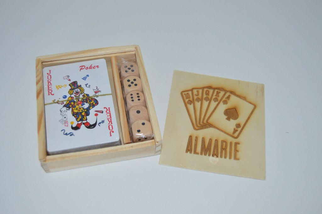Dice and Card Set