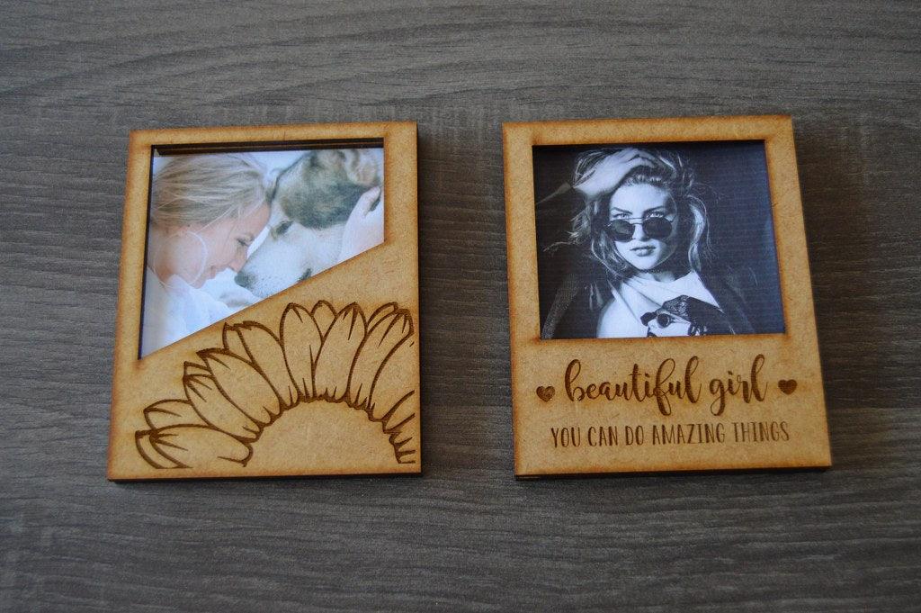 Wood Polaroid Photo Frames - But Why Not - Personalized Gifts
