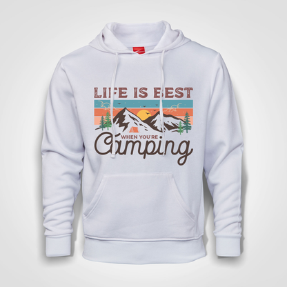 Hoodie - Camping Life is best when your camping
