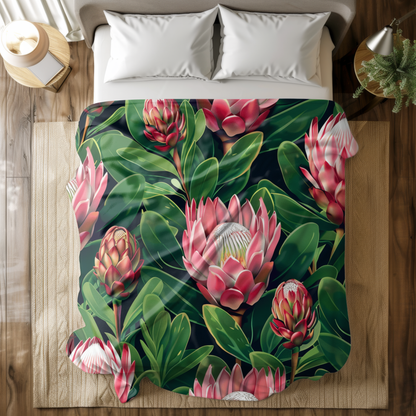 Custom Printed Mongolian Fleece Blanket – Soft, Warm & Personalised Gift