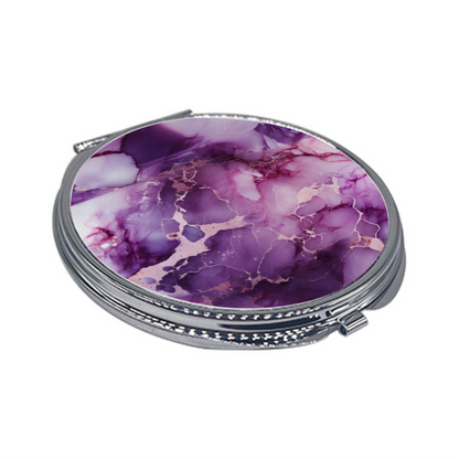 Round Compact Mirror – Custom Printed Personalised Pocket Mirror