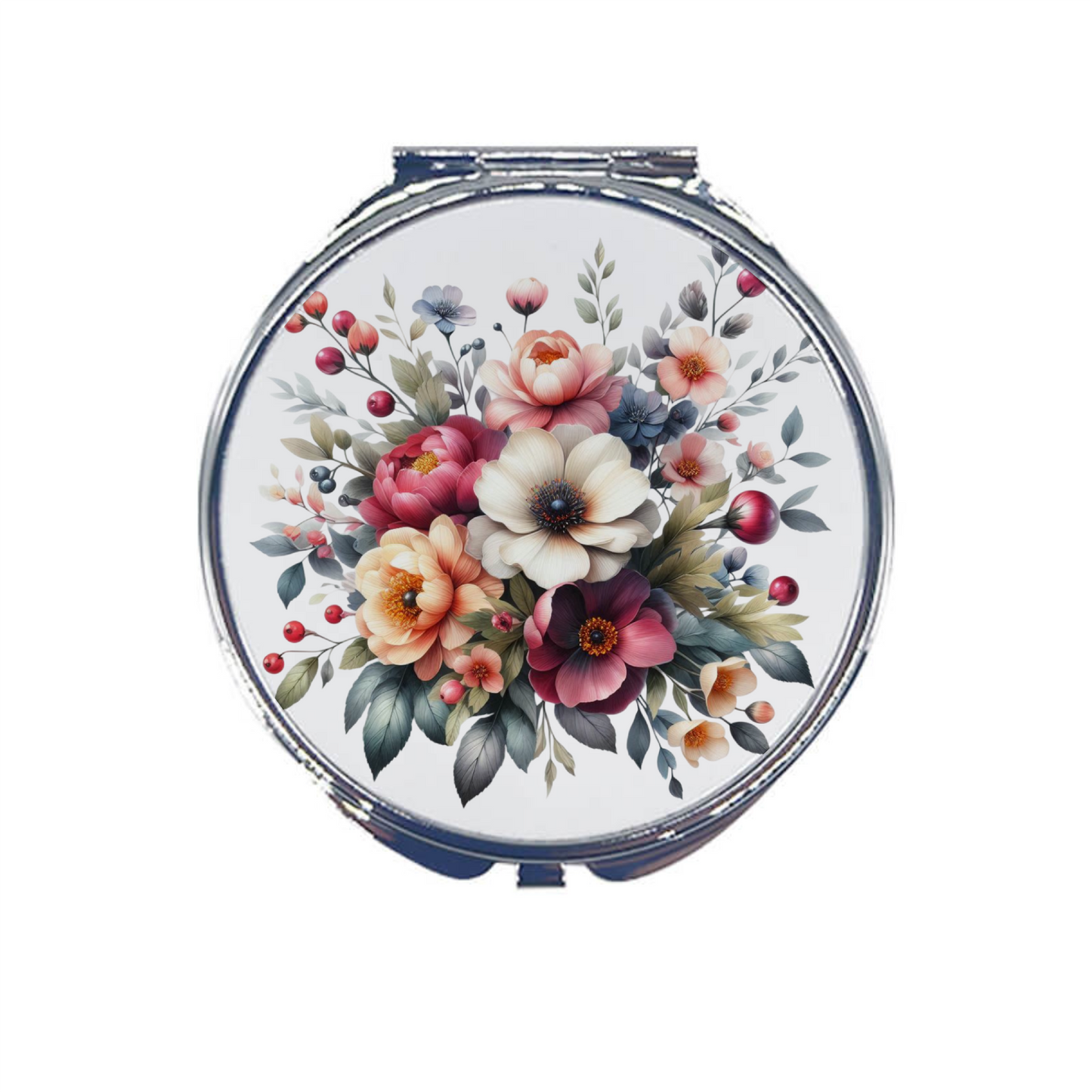 Round Compact Mirror – Custom Printed Personalised Pocket Mirror