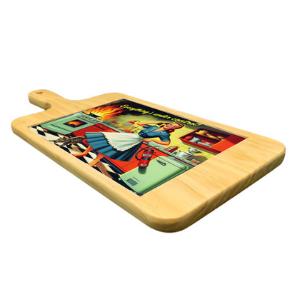 Rectangular Platter Plate with Printed Tile – Personalised Serving & Décor Piece