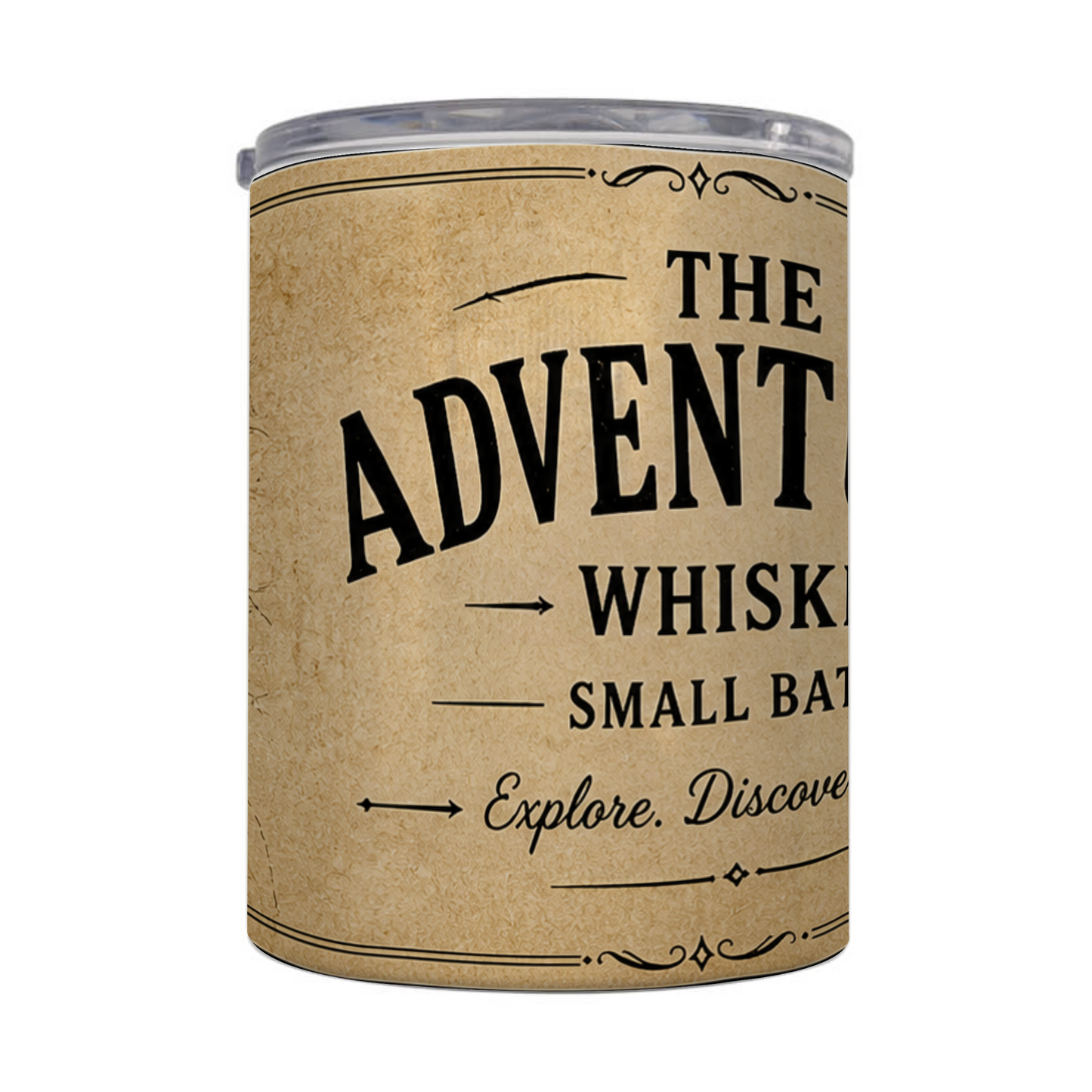 Custom Printed Whiskey Tumbler – 12oz Stainless Steel