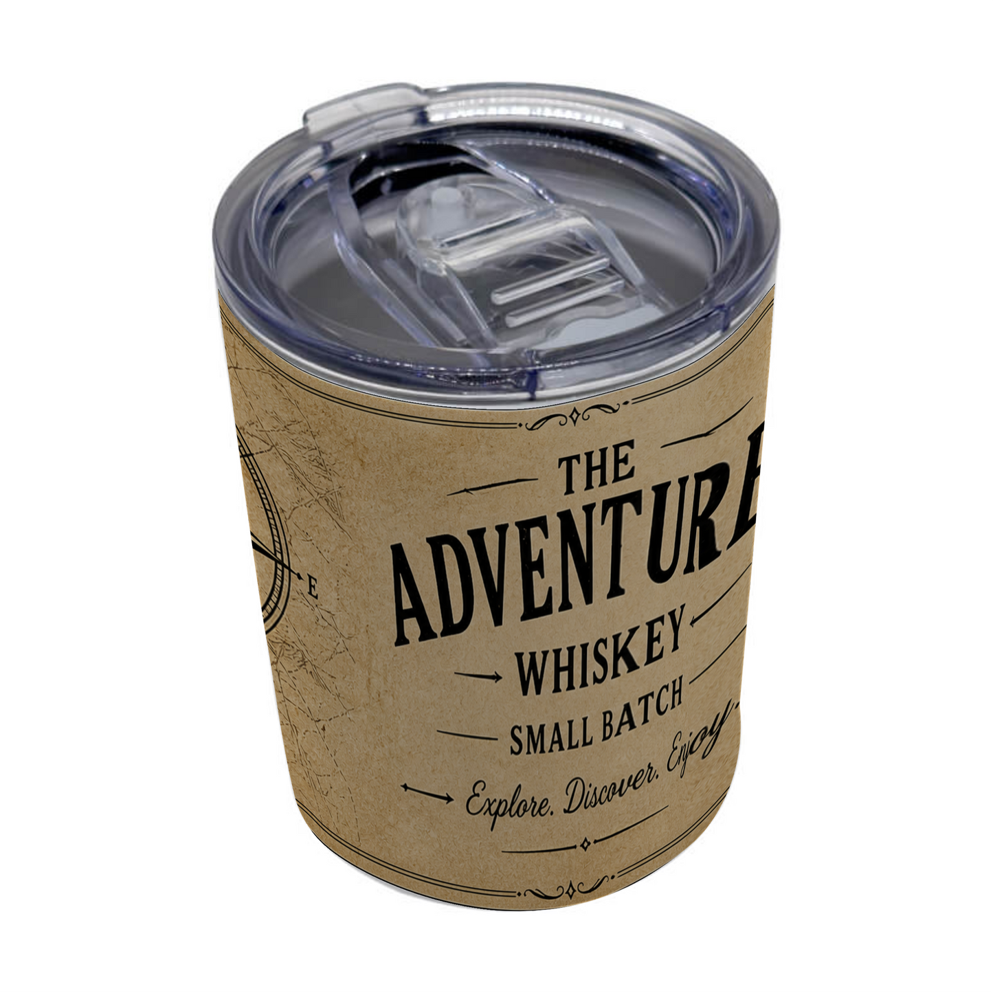 Custom Printed Whiskey Tumbler – 12oz Stainless Steel