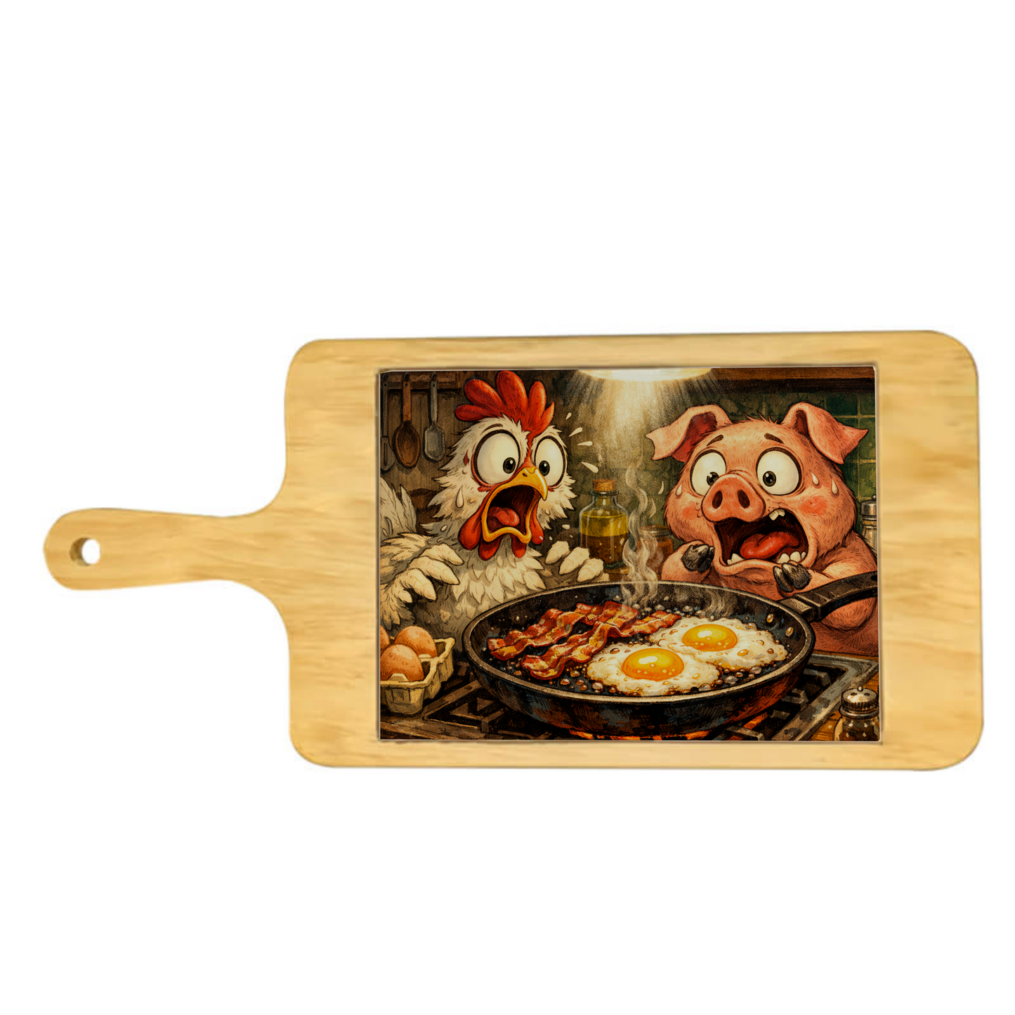 Rectangular Platter Plate with Printed Tile – Personalised Serving & Décor Piece
