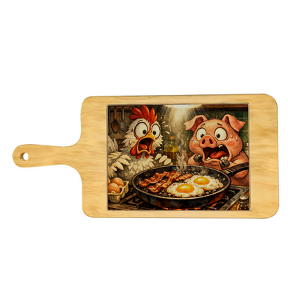 Rectangular Platter Plate with Printed Tile – Personalised Serving & Décor Piece