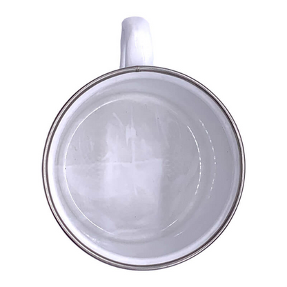 Custom Printed Enamel Mug – Personalised Sublimation Camping Mug