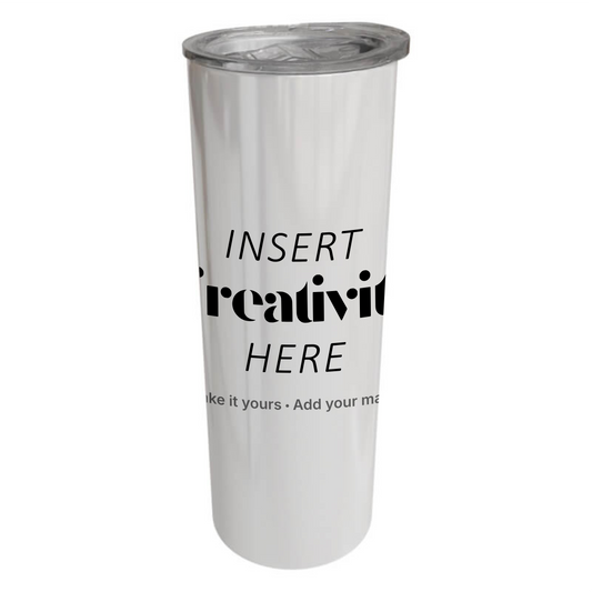 20oz Skinny Tumbler – Custom Printed Personalised Drinkware