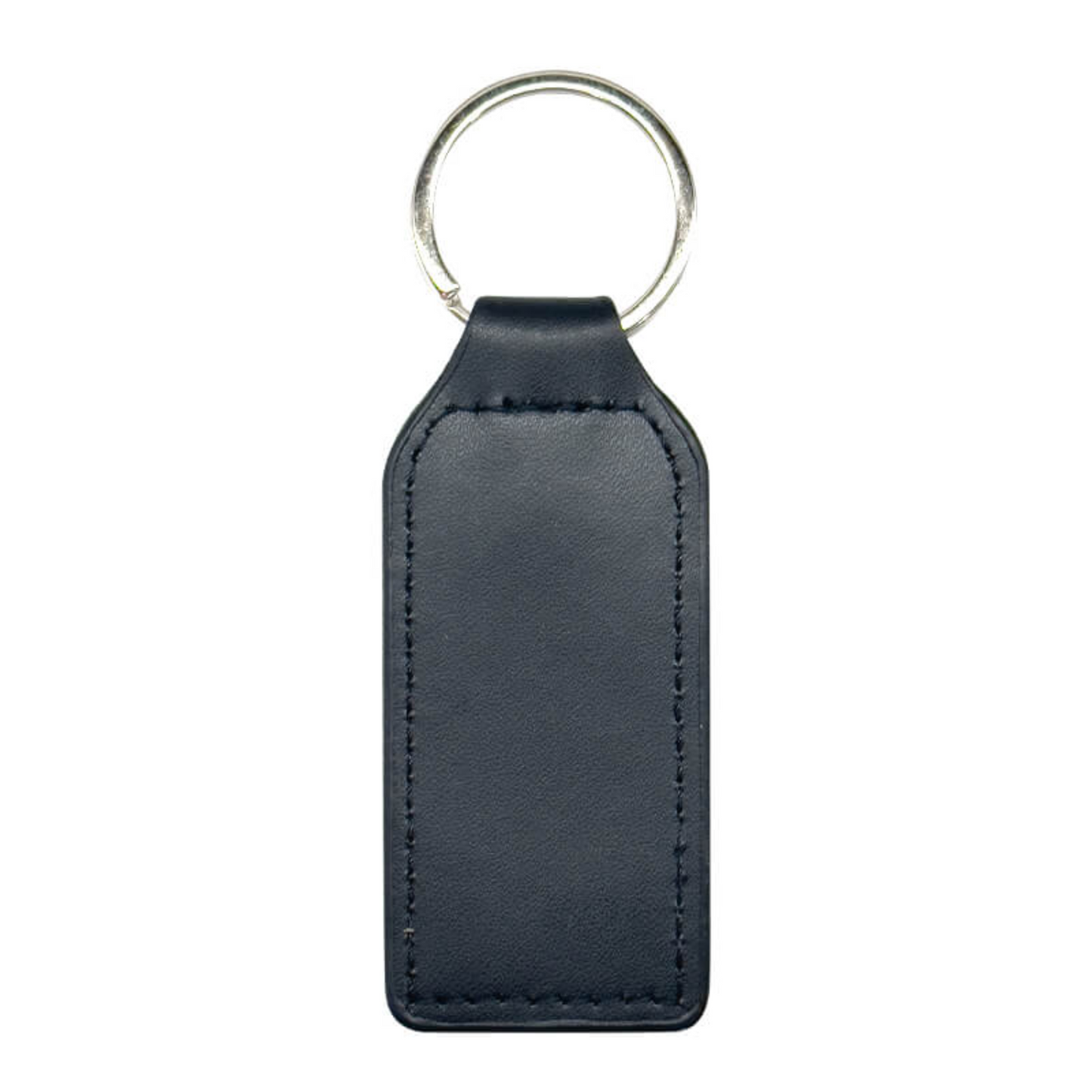 PU & Metal Rectangle Keyring – Custom Printed Sublimation Keychain