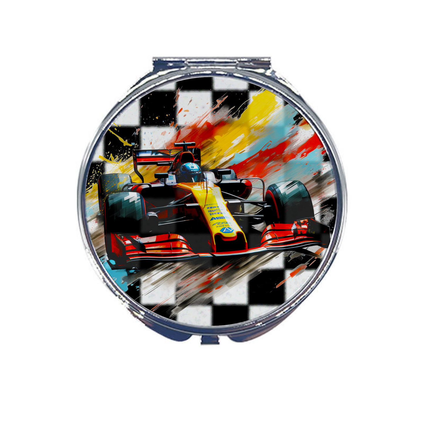 Round Compact Mirror – Custom Printed Personalised Pocket Mirror