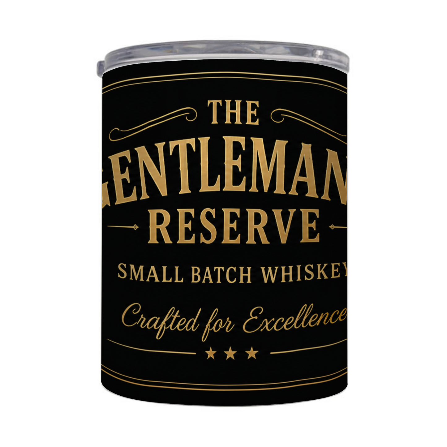 Custom Printed Whiskey Tumbler – 12oz Stainless Steel