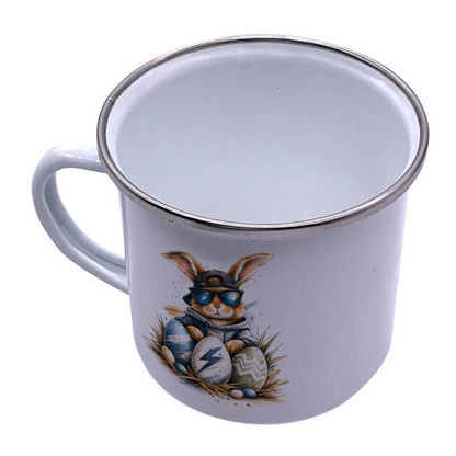Custom Printed Enamel Mug – Personalised Sublimation Camping Mug