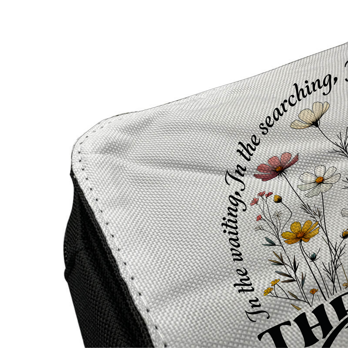 Black Polyester Bible Bag – Custom Printed Personalised Cover