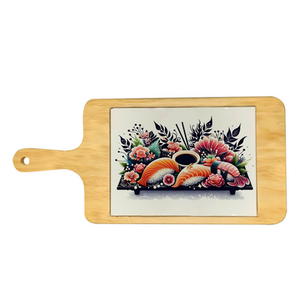 Rectangular Platter Plate with Printed Tile – Personalised Serving & Décor Piece