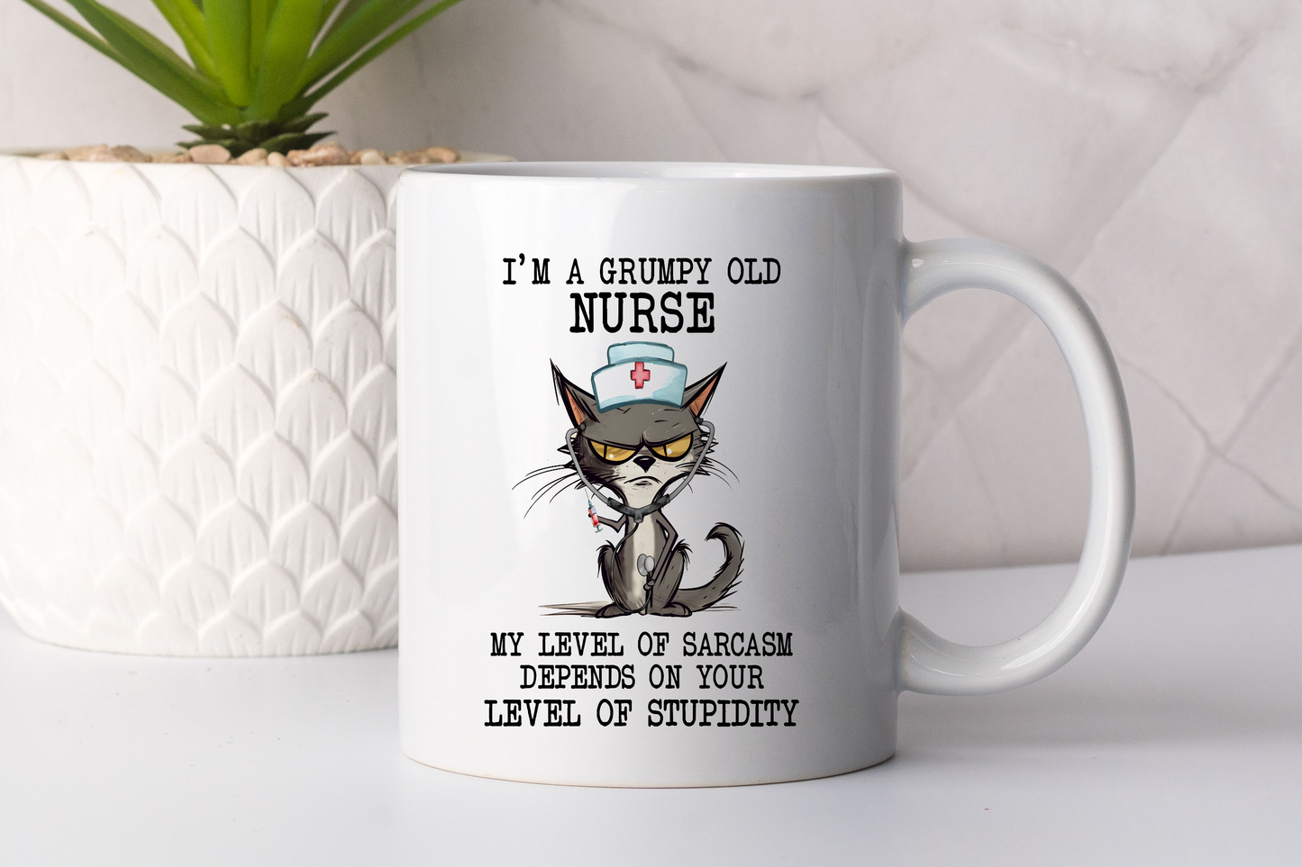 Mug - I'm a grumpy old nurse