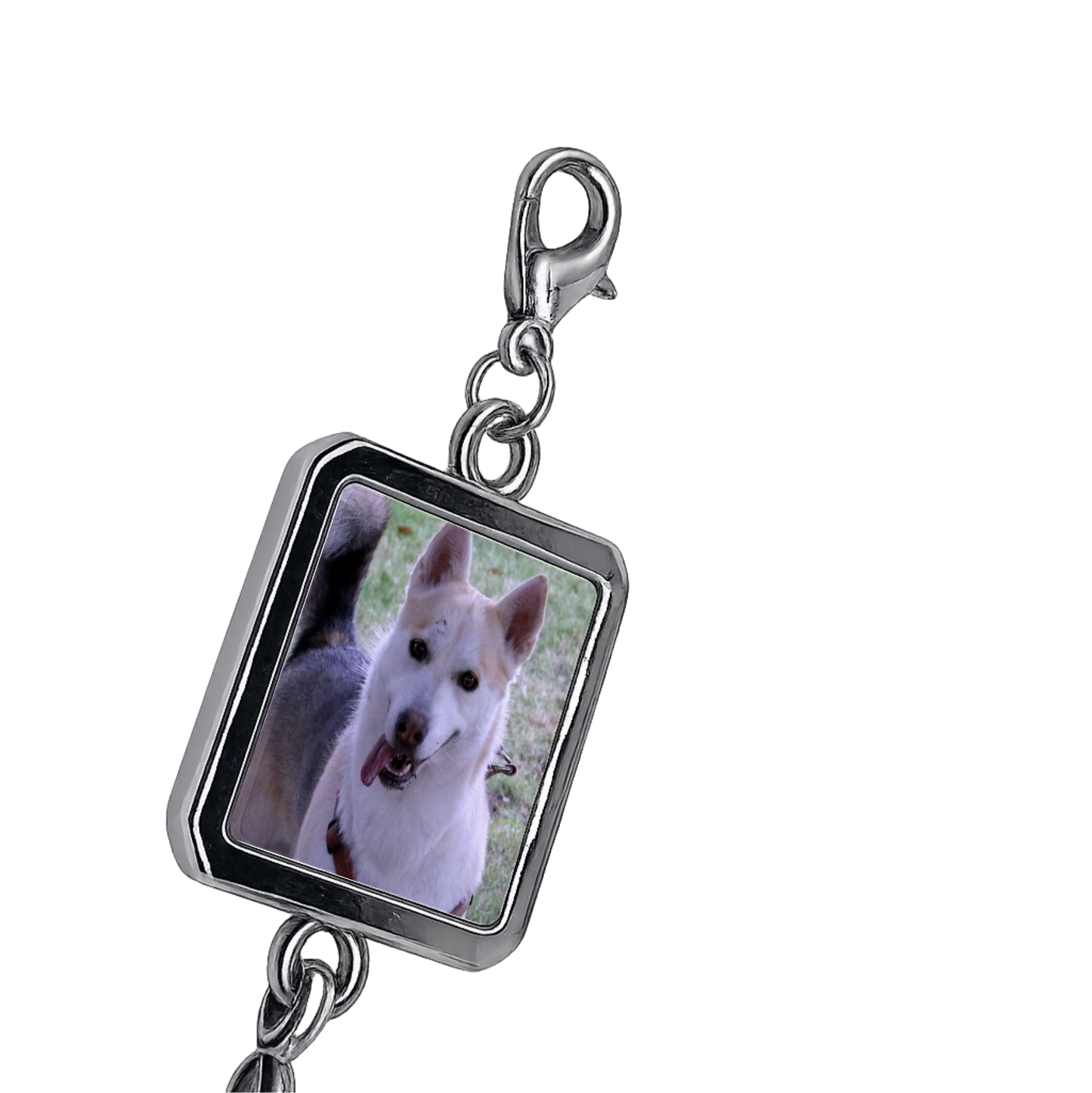 Custom Photo Bracelet | Personalised Stainless Steel Charm Bracelet | Memory Jewellery Gift