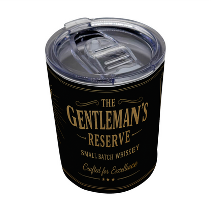 Custom Printed Whiskey Tumbler – 12oz Stainless Steel
