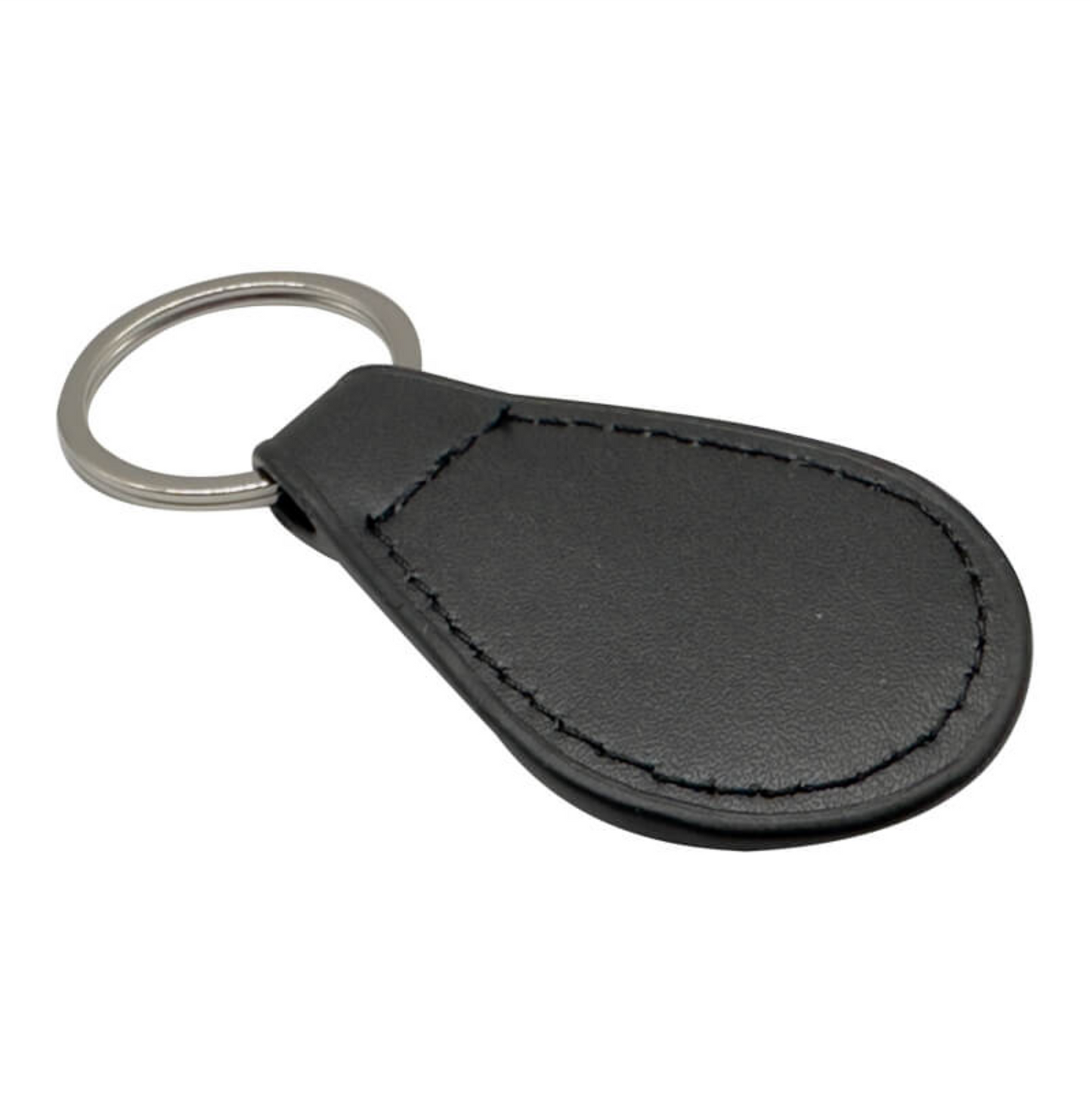 PU & Metal Round Keyring – Custom Printed Sublimation Keychain